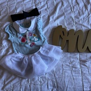 Alice in wonderland 1st bday outfit